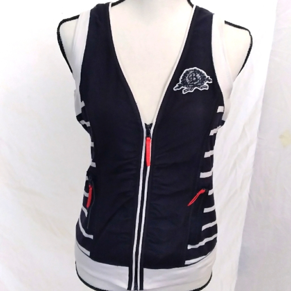 Basler zip-up sweater vest sz 34 (approx sz 4 US)
